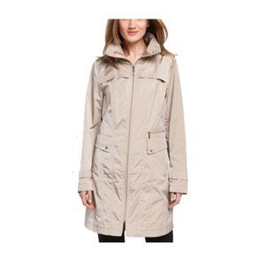 Cole Haan Signature Back Bow Packable Hooded Raincoat
